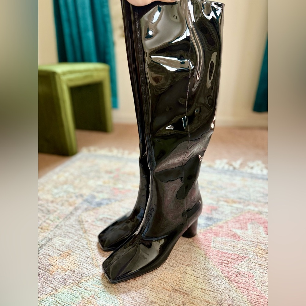 J. Crew Knee High Leather Boots